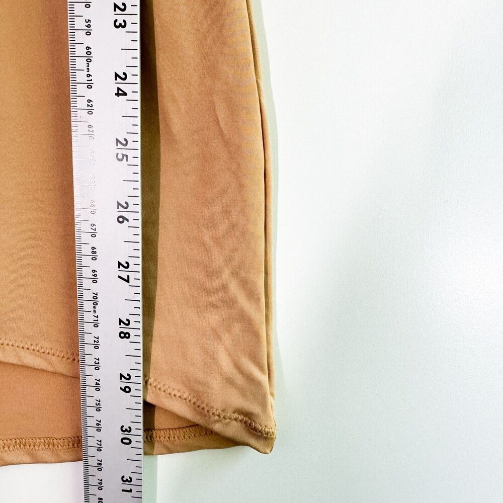 SKIMS Signature Swim Tank Dress Women Beach Sleeveless Swimwear Ochre Sz 2XS NWT - Picture 4 of 8